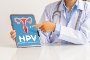 HPV (Humane Papillomaviren) ist eine häufige Virusinfektion, die Haut und Schleimhäute betrifft. Es gibt über 200 HPV-Typen. Hochrisiko-Typen: HPV16 und HPV18. HPV wird hauptsächlich durch Haut-zu-Haut-Kontakt übertragen, einschließlich Geschlechtsverkehr sowie analer und oraler sexueller Praktiken. Die meisten HPV-Infektionen sind asymptomatisch. Forschungsergebnisse zeigen, dass I3C potenziell positive Effekte bei der Behandlung von HPV-Infektionen und verwandten Erkrankungen haben kann. Im Körper wird I3C in Diindolylmethan (DIM) umgewandelt, eine aktive Form mit krebshemmenden und immunmodulatorischen Eigenschaften.